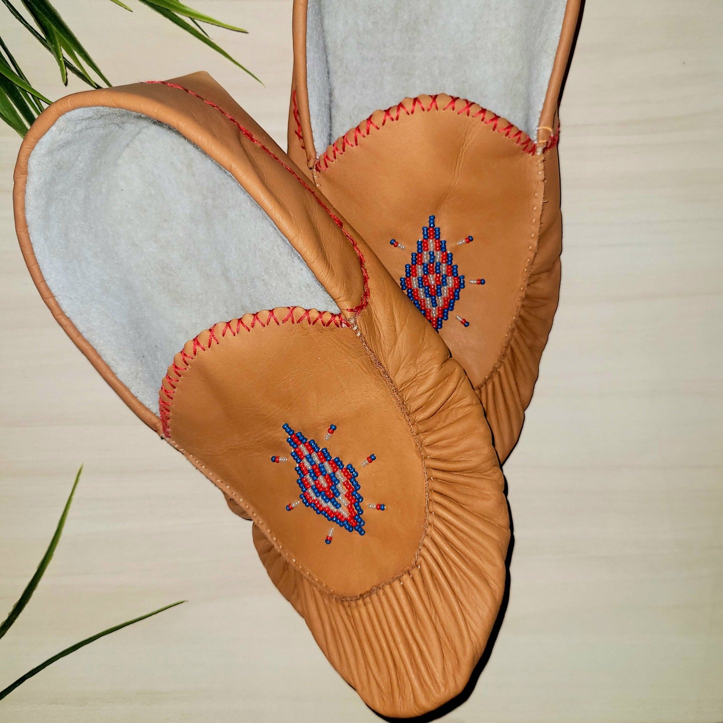 Mocassins orange brûlé - Anita Lalo