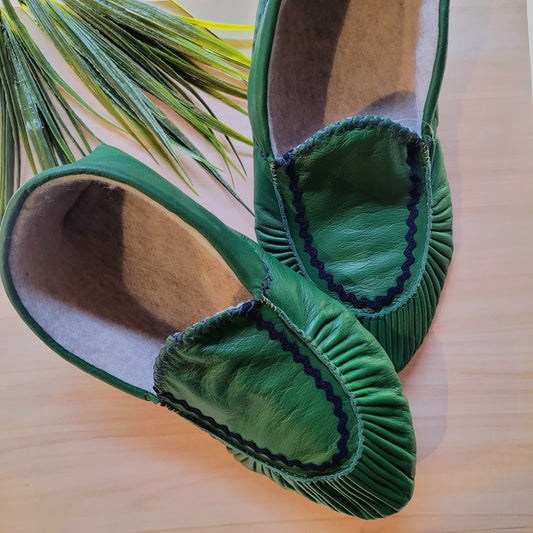 Mocassins verts - Anita Lalo