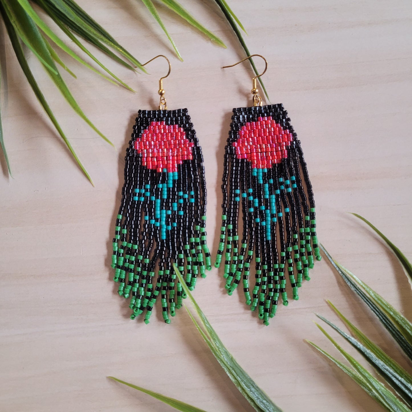 Boucles d'oreilles perlées - Catherine Labbée