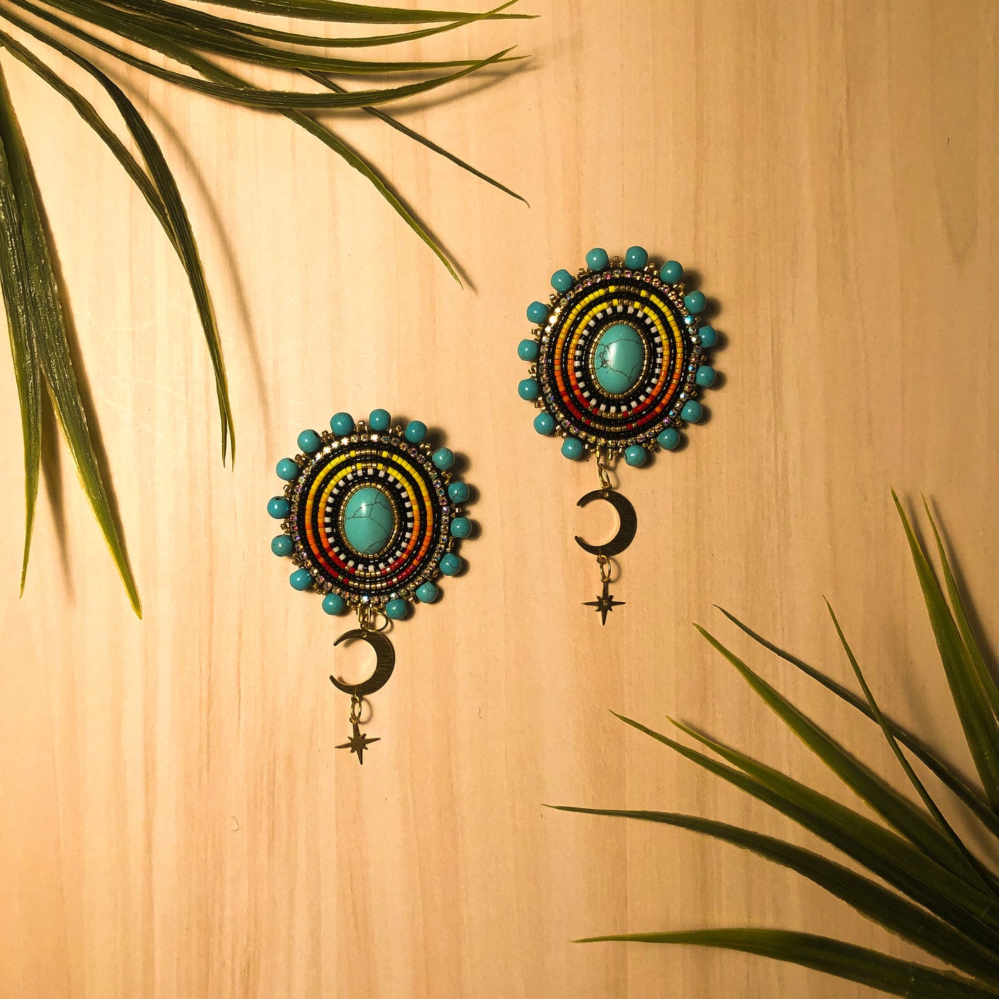 Tapisheun ( boucles d’oreilles ) lune