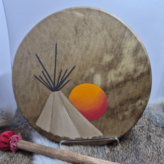 Tambour peint - Félicia V. Dubé