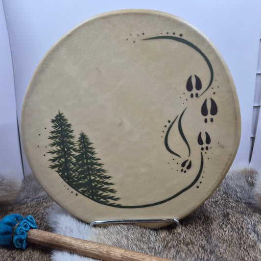 Tambour peint - Félicia V. Dubé