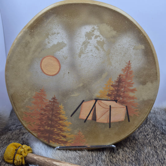 Tambour peint - Félicia V. Dubé