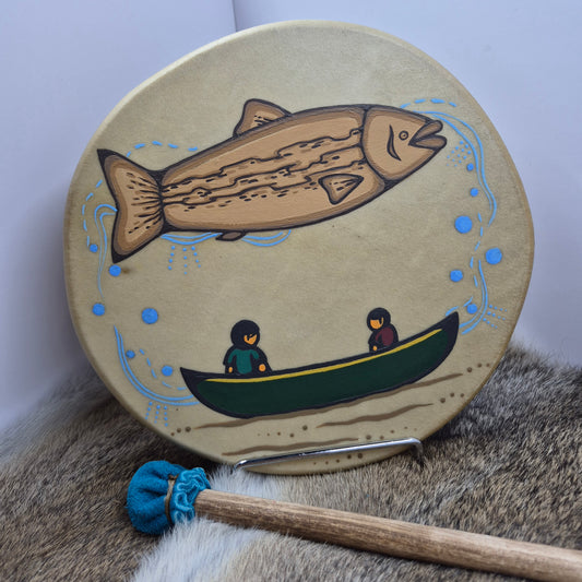 Tambour peint - Félicia V. Dubé