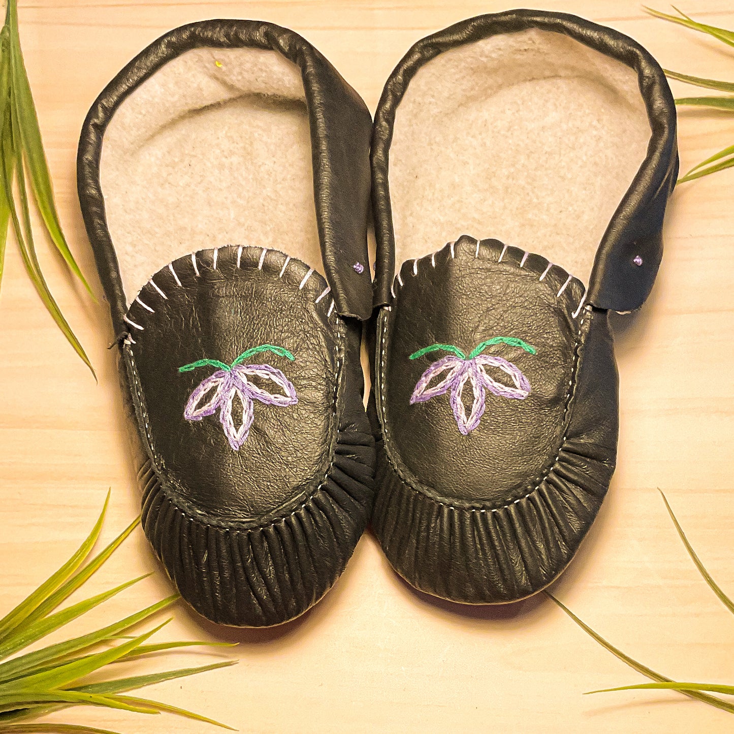 Mocassins noirs - Pauline St-Onge