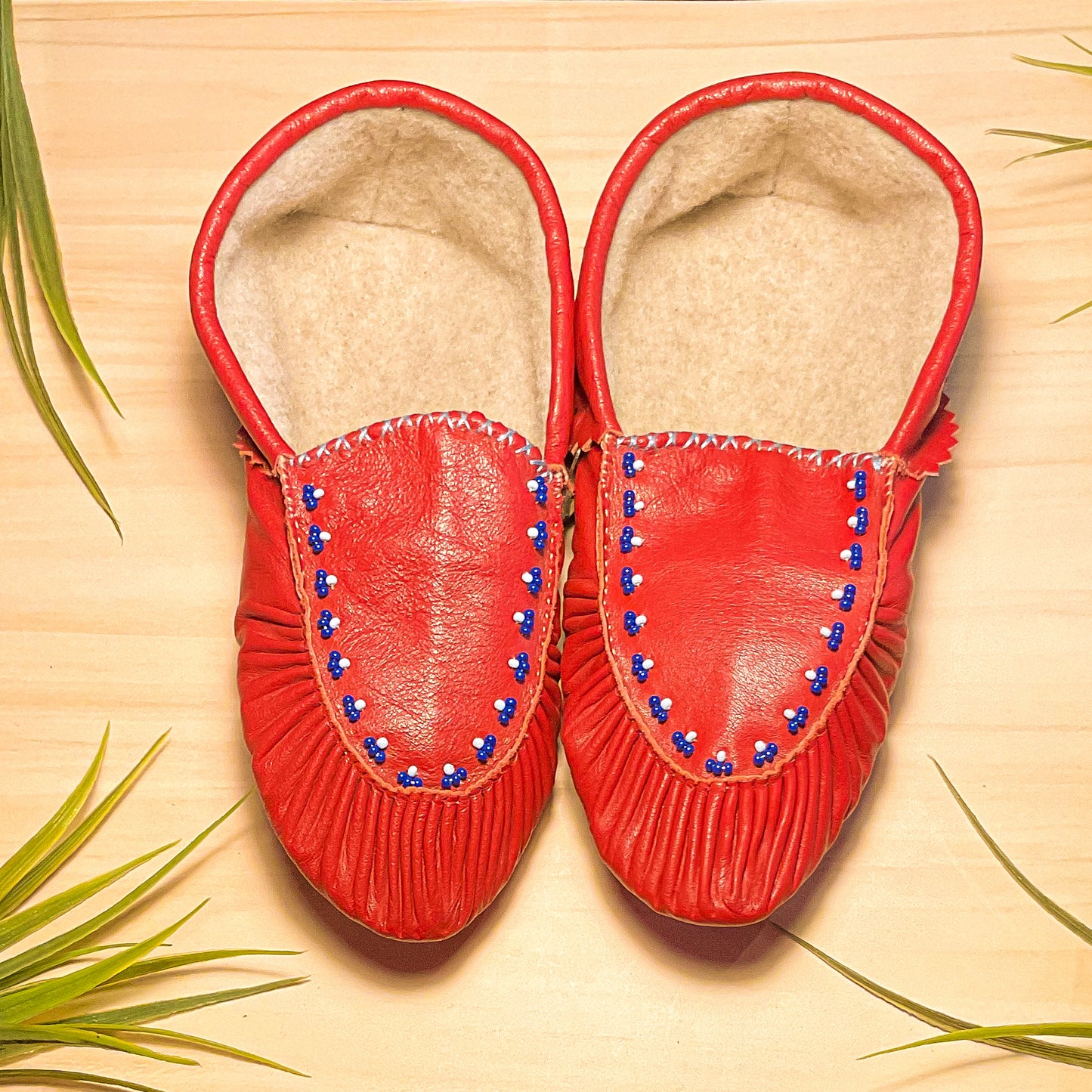 Mocassins rouges - Pauline St-Onge