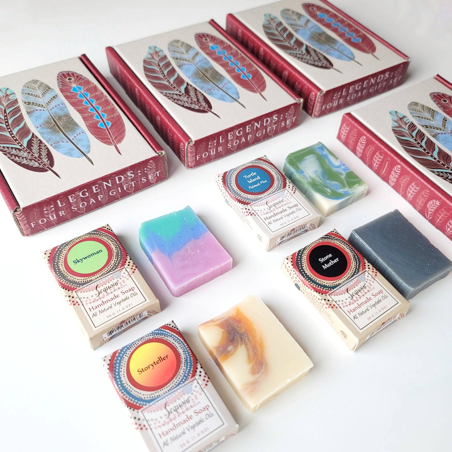 Sequoia - Coffret cadeau 4 savons Légendes (4oz)