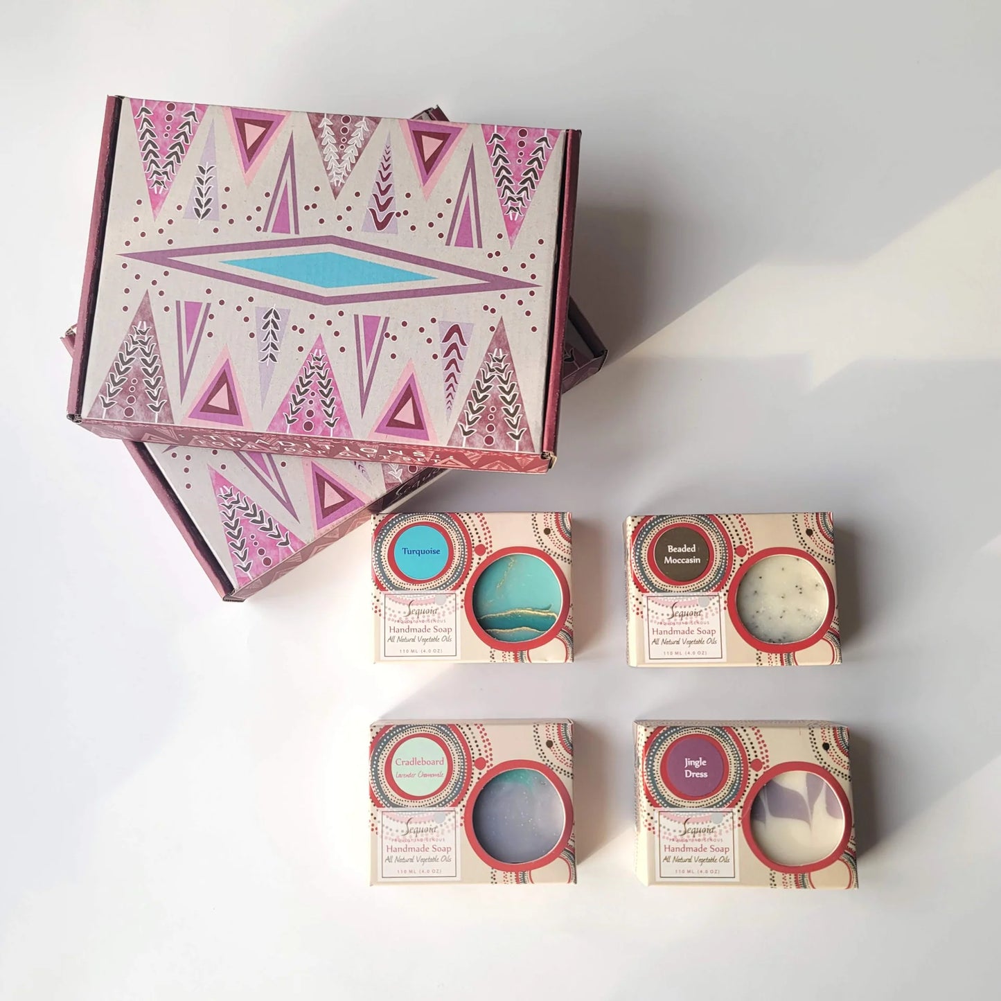 Sequoia - Coffret Cadeau 4 savons Traditions (4oz)