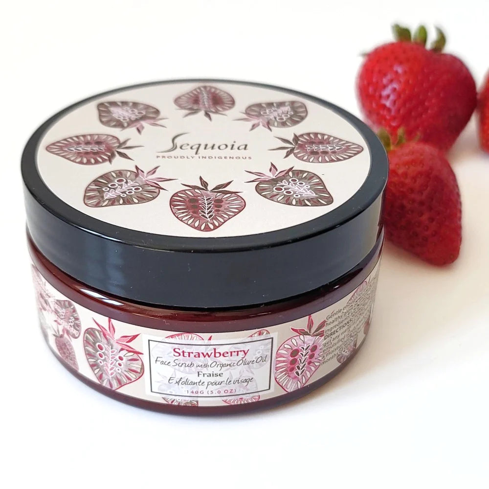 Sequoia - Gommage pour le visage (Fraise)