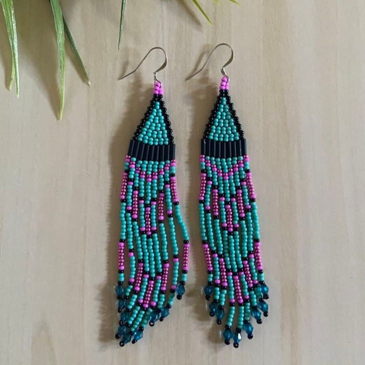 Tapisheun (Boucles d'oreilles) - Laura Pinette Audette