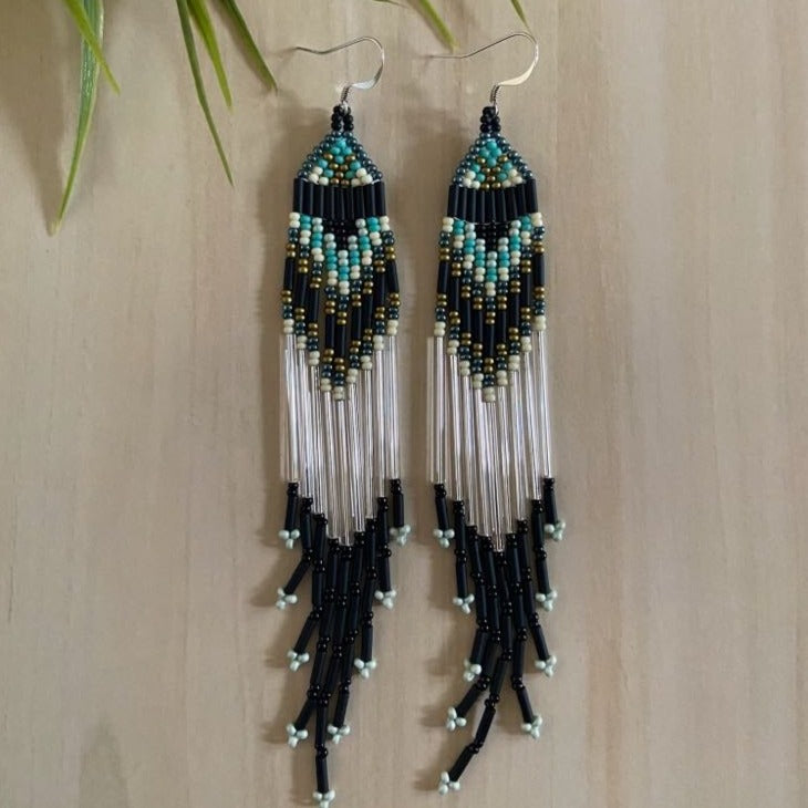 Tapisheun (Boucles d'oreilles) - Laura Pinette Audette