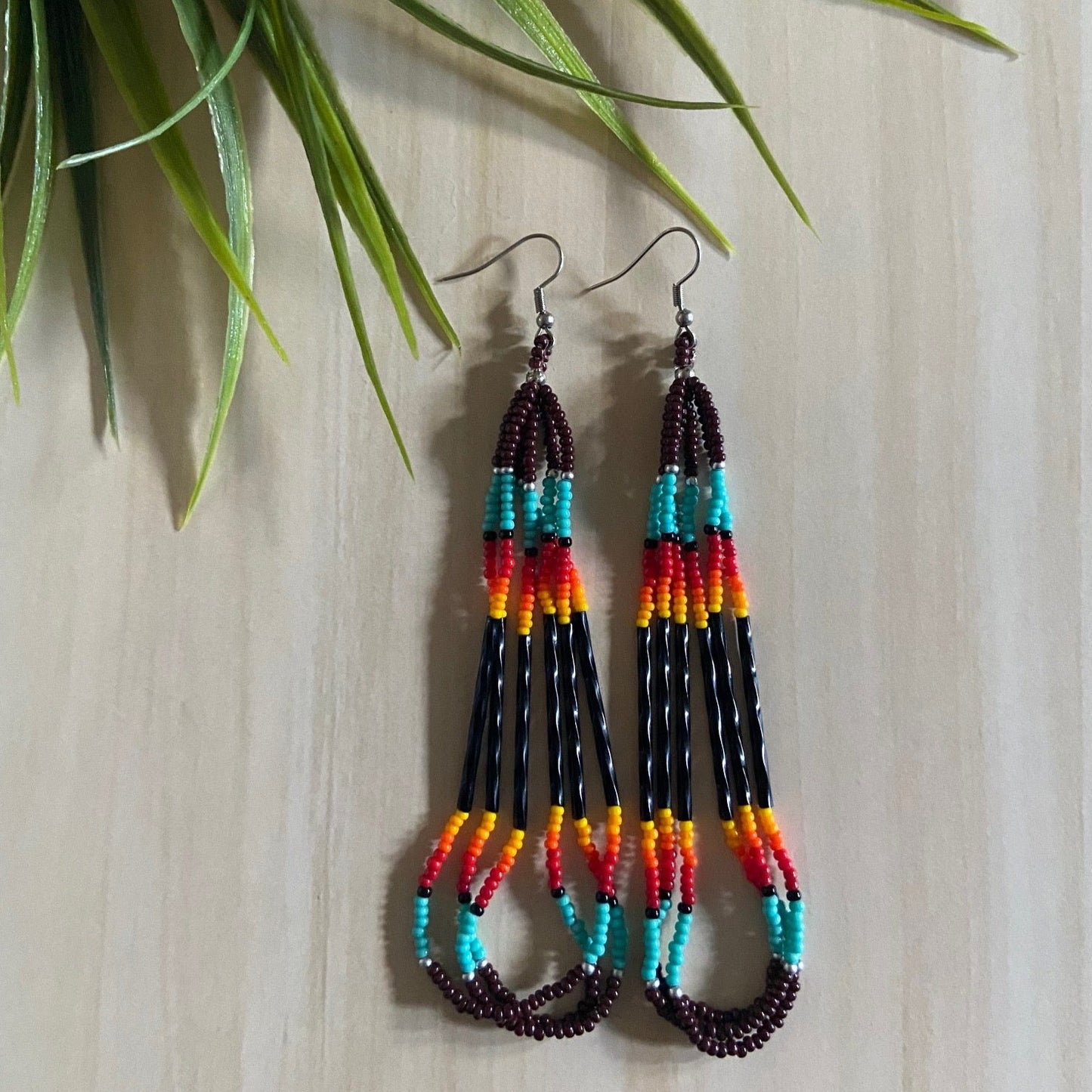 Tapisheun (Boucles d'oreilles) - Laura Pinette Audette