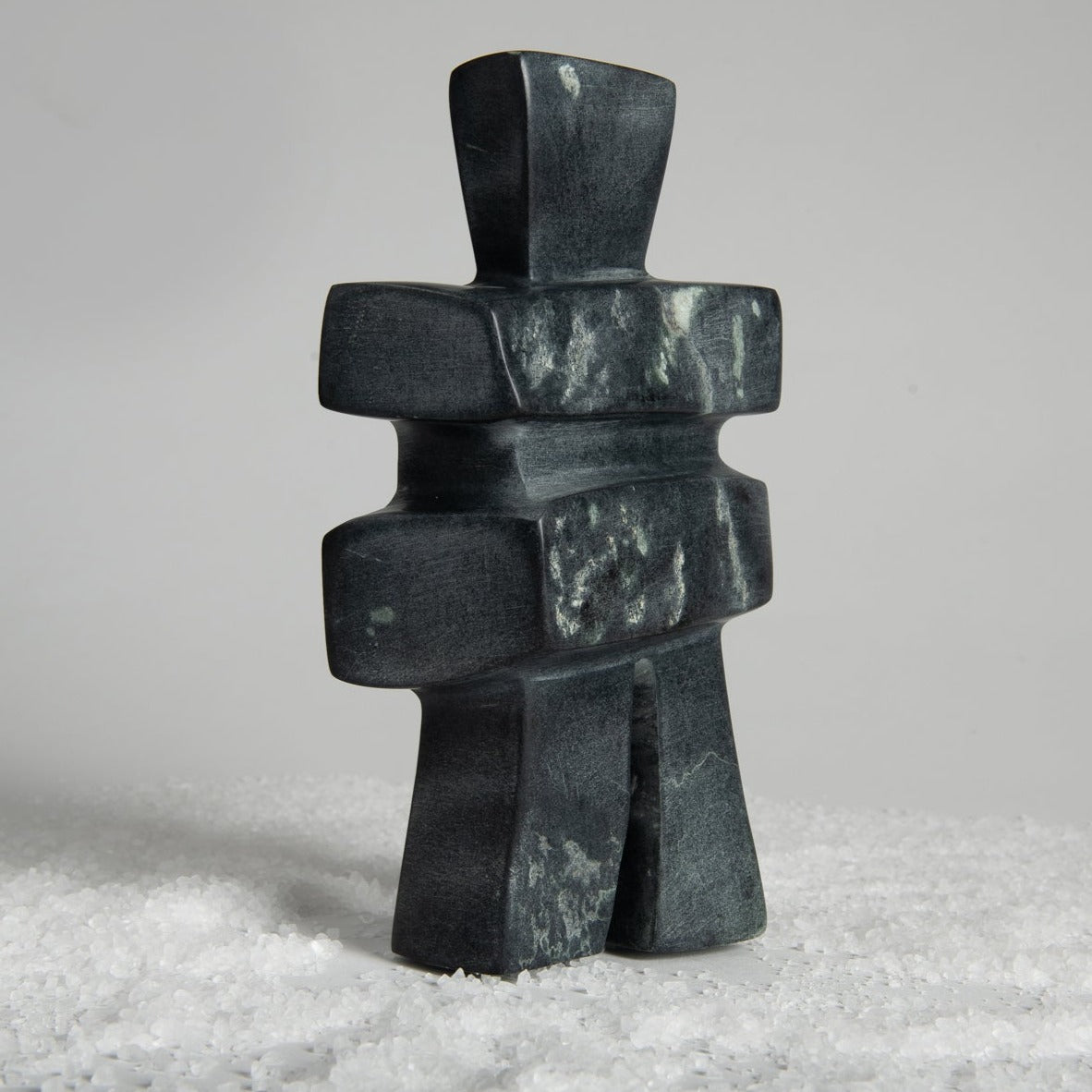 Charlie Tookalook - Inukshuk noir