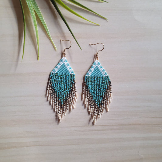 Boucles d'oreilles en franges - Catherine L'Abbée