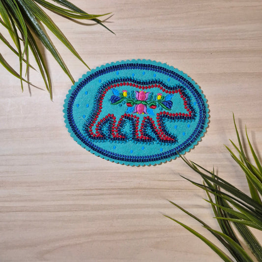 Ecusson perlé - Gail Chemberlain