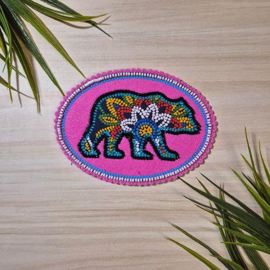 Ecusson perlé - Gail Chemberlain