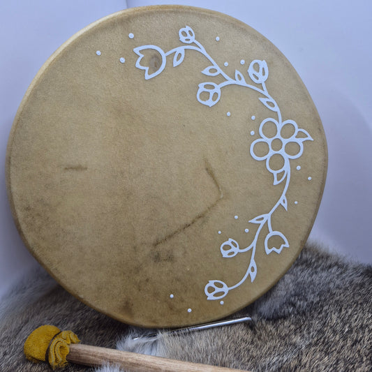 Tambour peint - Félicia V. Dubé