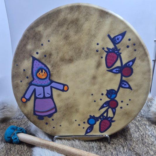 Tambour peint - Félicia V. Dubé