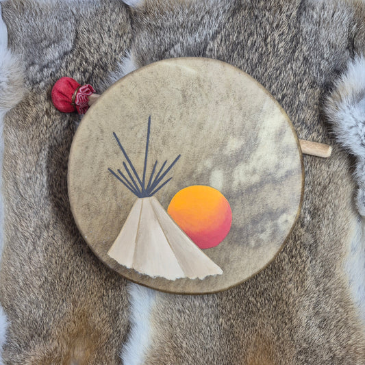 Tambour peint - Félicia V. Dubé