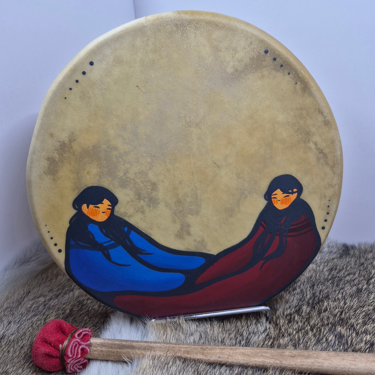 Tambour peint - Félicia V. Dubé