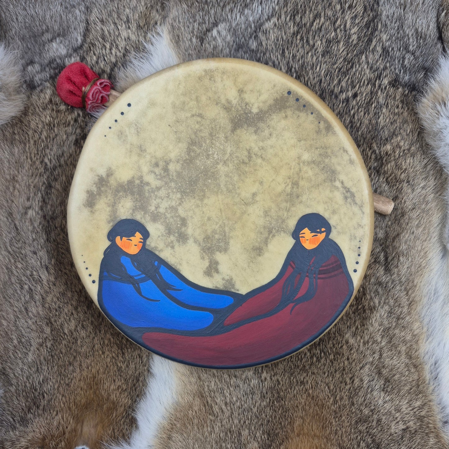 Tambour peint - Félicia V. Dubé