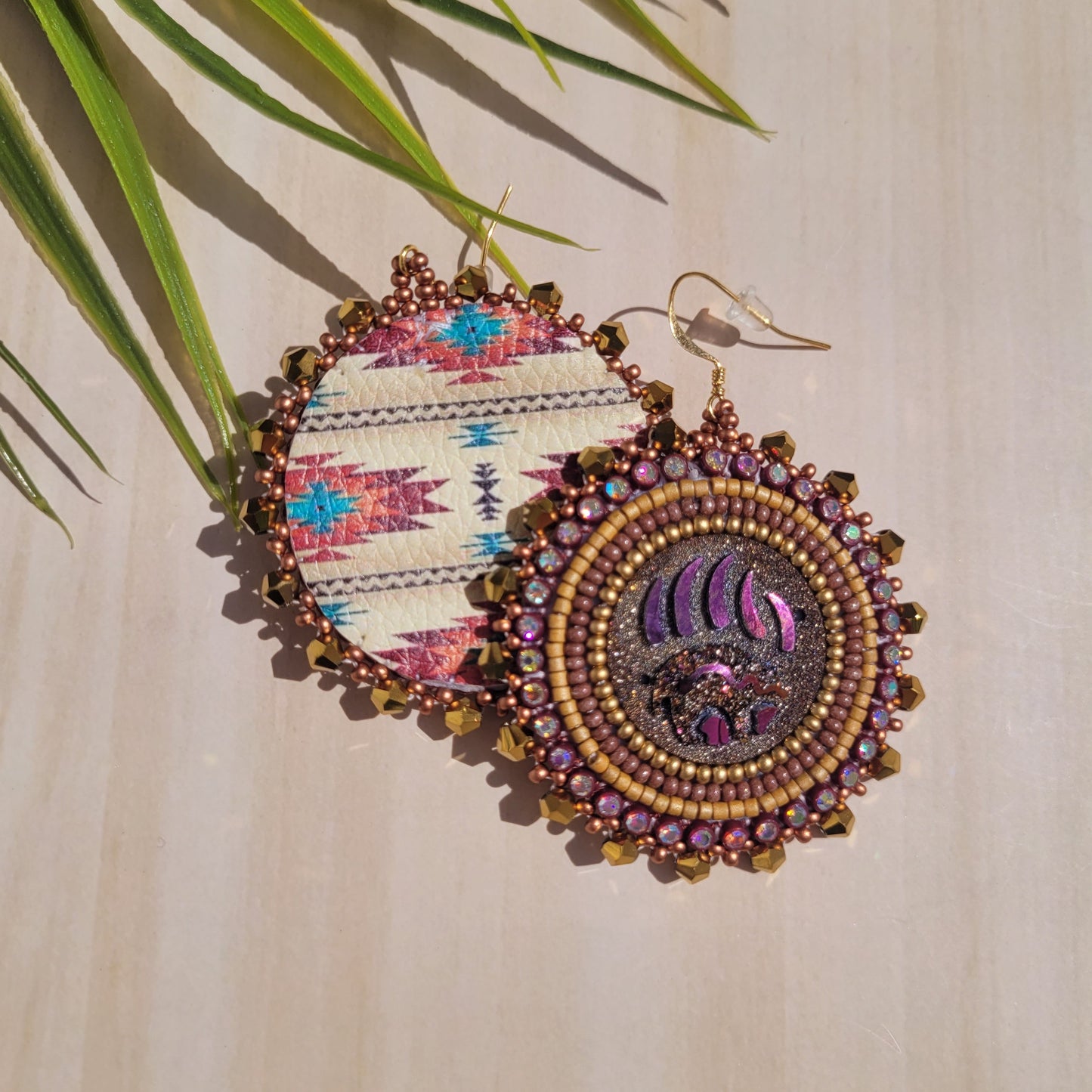 Tapisheun (Boucles d'oreilles) ronde