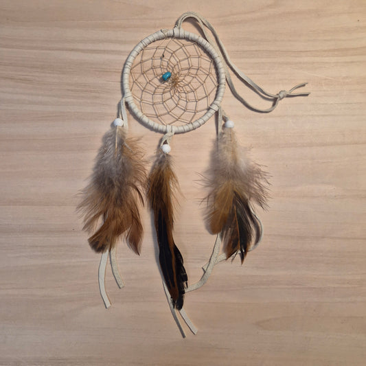 3 inch white dream catcher